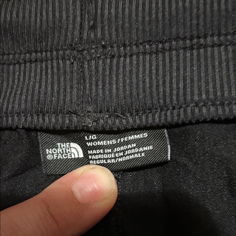 Black North Face Athletic Drawstring Shorts - Picture 3 of 3